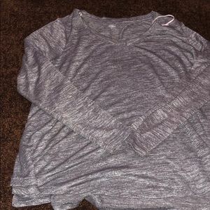 Long sleeve grey aerie shirt
